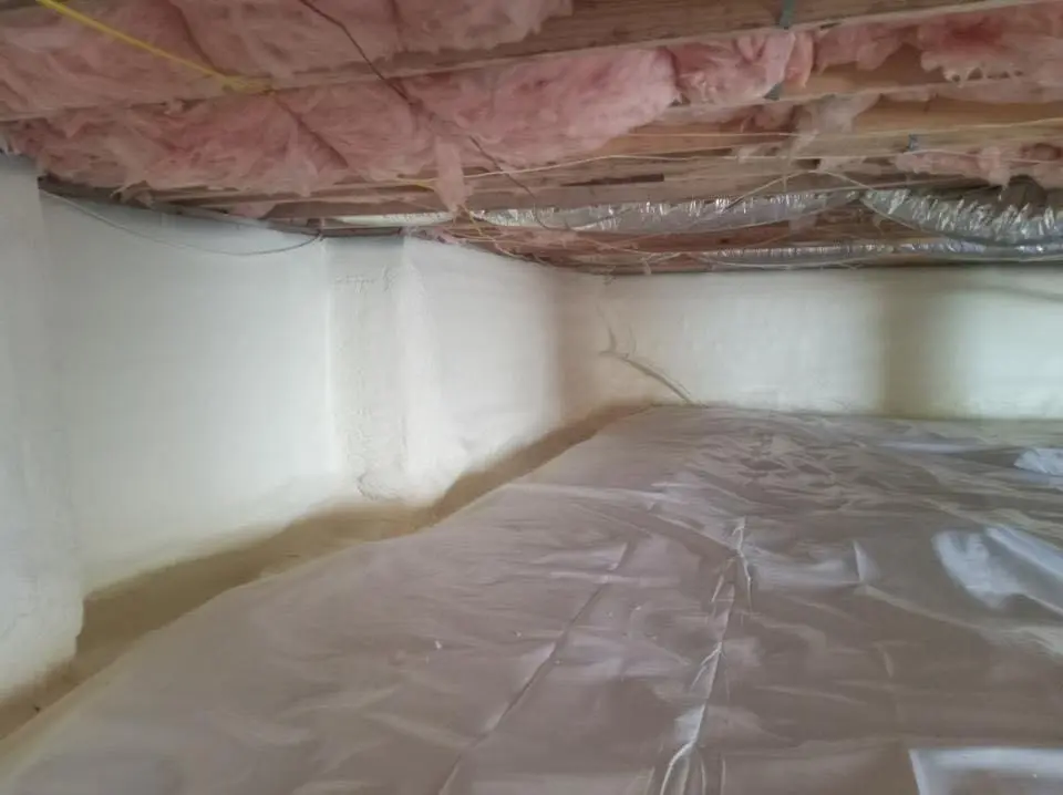 Crawl space encapsulation with closed-cell spray foam for Roof Maintenance in Gilberts